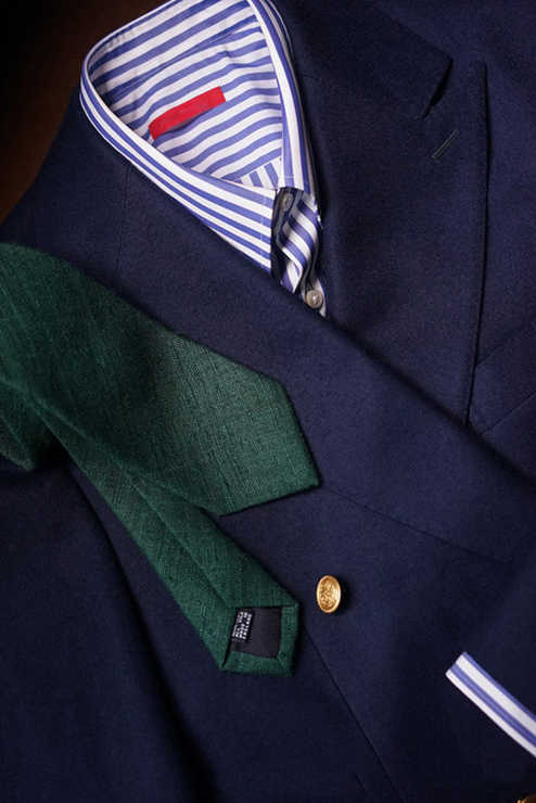 海军蓝时尚双排扣系列